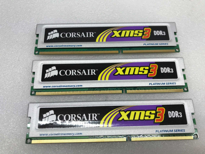 Corsair Platinum Series Ddr3 6gb (3x2gb) Gaming RAM DIMM 1600mhz (