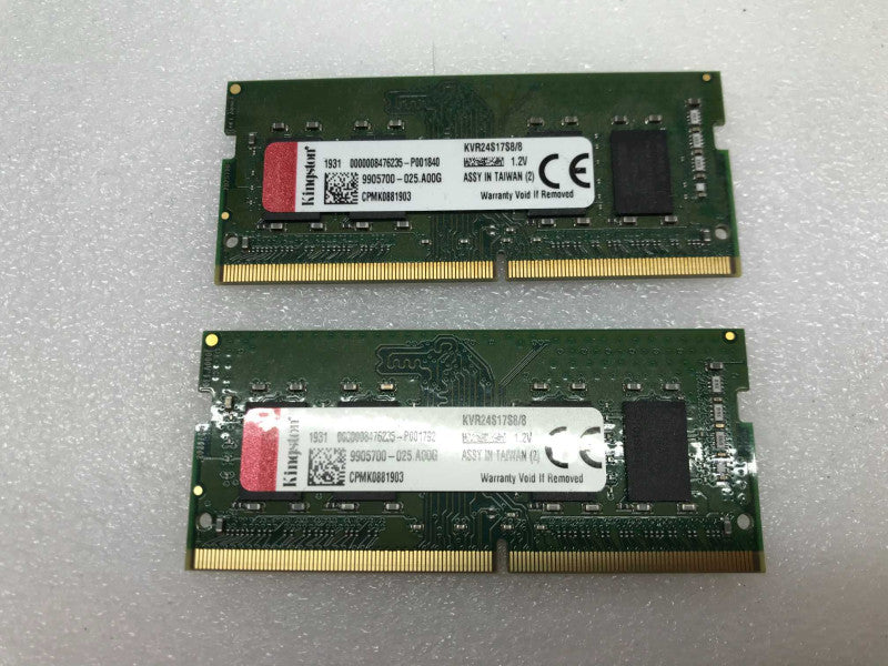 Kingston 16GB (2x 8GB) DDR4 Sodimm Laptop Memory (