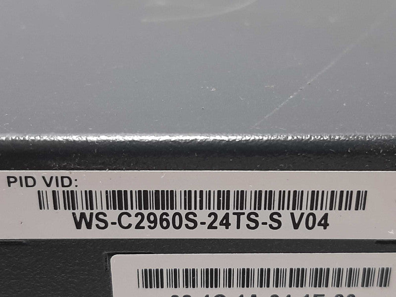 Cisco WS-C2960S-24TS-S 24 Port Gigabit LAN Lite Switch, FACTORY RESET ~