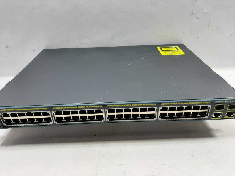 CISCO CATALYST 2960 PLUS SERIES POE 48 PORT SWITCH WS-C2960+48PST-L V01 ~