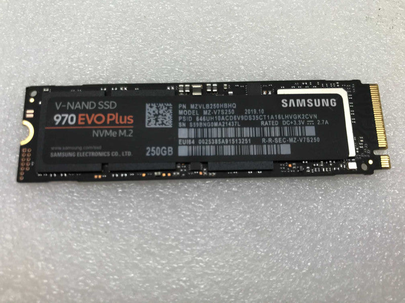 Samsung 970 EVO Plus NVMe M.2 250GB SSD (