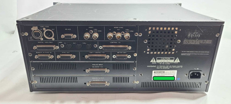 Tascam DA-98HR Digital Audio Multitrack Reorder $