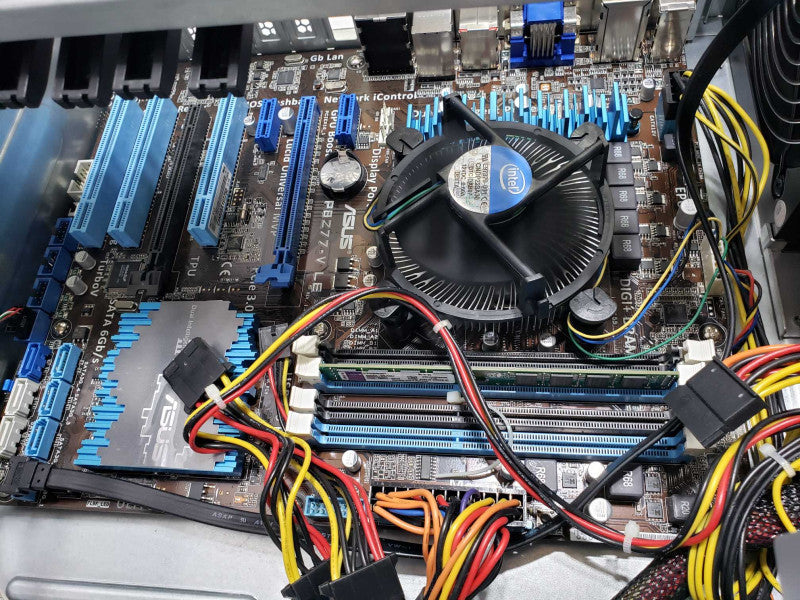 Custom Desktop PC ASUS P8Z77-V LE Pentium G860@3.0GHz 4GB DDR3 No HDD [
