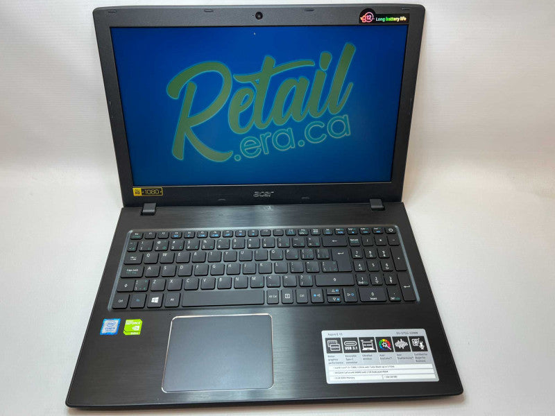 Acer Aspire E15 with i5-7200U CPU 8GB RAM & 256GB SSD Storage -