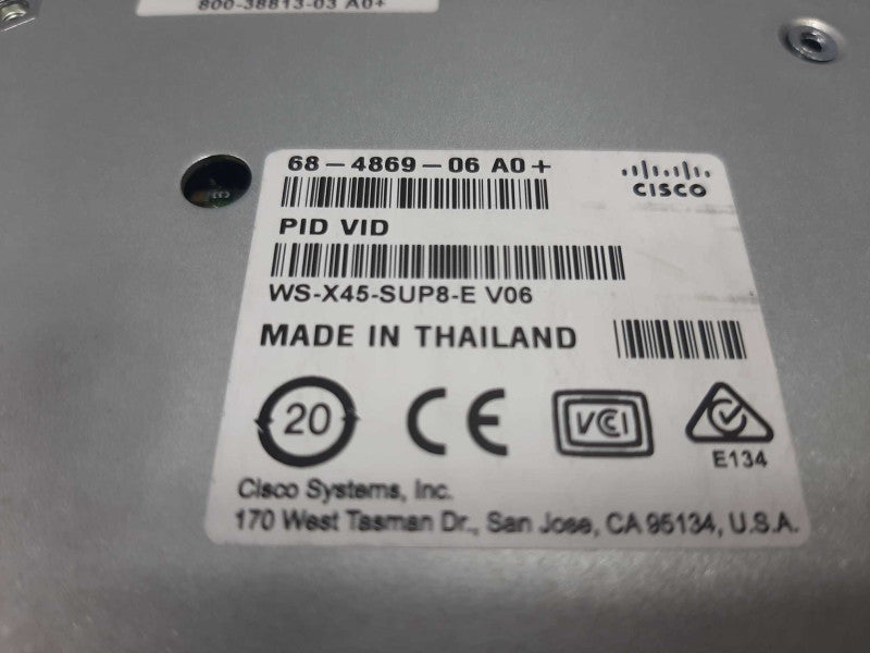 Cisco WS-X45-SUP8-E - 4500 Series Supervisor Engine ~