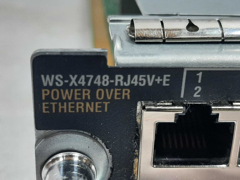 Cisco WS-X4748-RJ45V+E Catalyst 4500 48 Port Gigabit 802.3at Switching Module ~