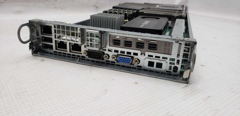 Supermicro 827-14 2U 12-Bay Rack Server / 4x blade nodes / 4x GPU / see notes #