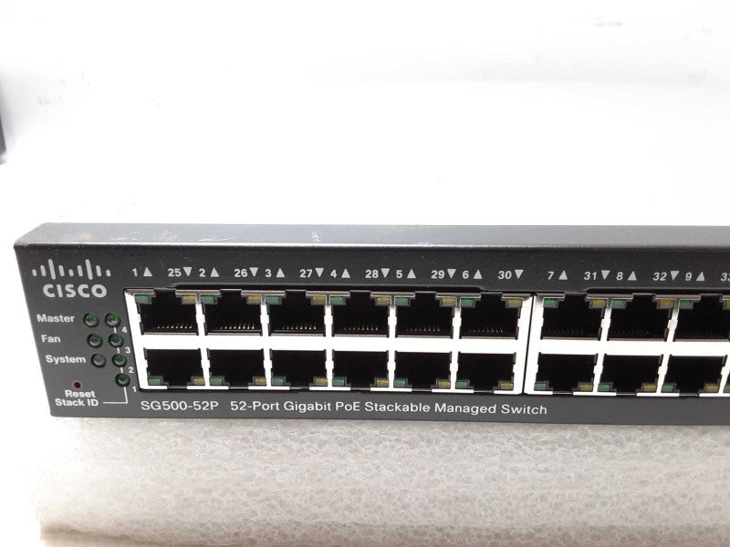 Cisco SG500-52p 52-Port Gig PoE Managed Switch SG500-52P-K9 V06 _