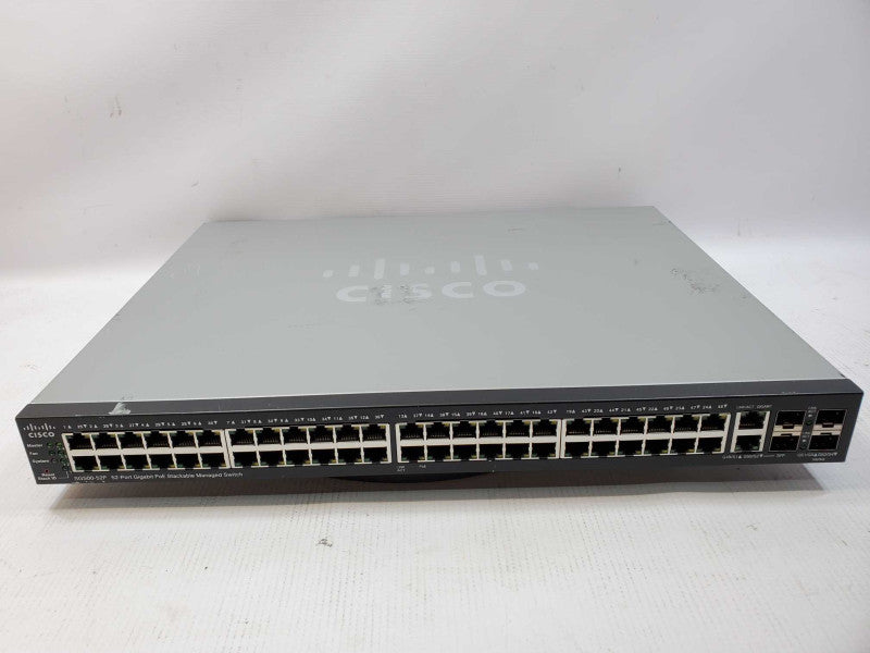 Cisco SG500-52P-K9 48 Port Gigabit Ethernet PoE+ 2xGE/2x5GE SFP SG500 52P (