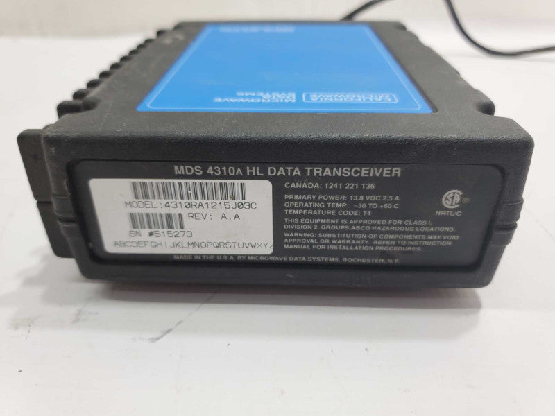 California Microwave MDS 4310A Data Transceiver |