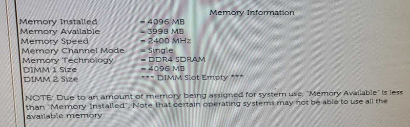 Dell OptiPlex 3050 i5-7500 3.4GHz 4GB RAM 250GB SSD NO OS $