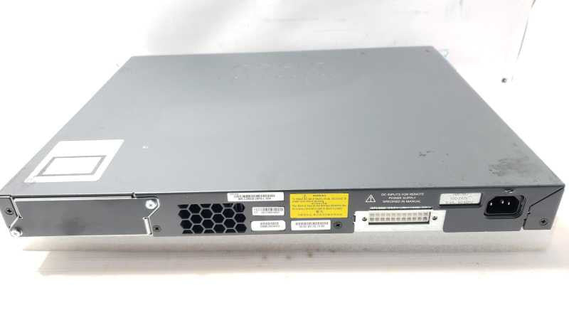 Cisco WS-C2960X-24PS-L 24-Port Gigabit PoE Managed Switch, Factory reset _