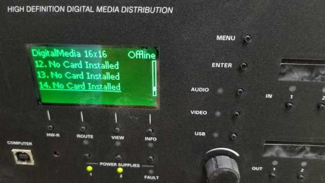 Crestron Universal Digital Media Switcher, Black 4x DMC-S-DSL  / 2x dmc-s-dsp #