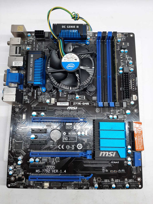 MSI Z77A-G45 Gaming Intel Z77, i7-3770 3.4GHz/8GB DDR3, 100% TESTED ~