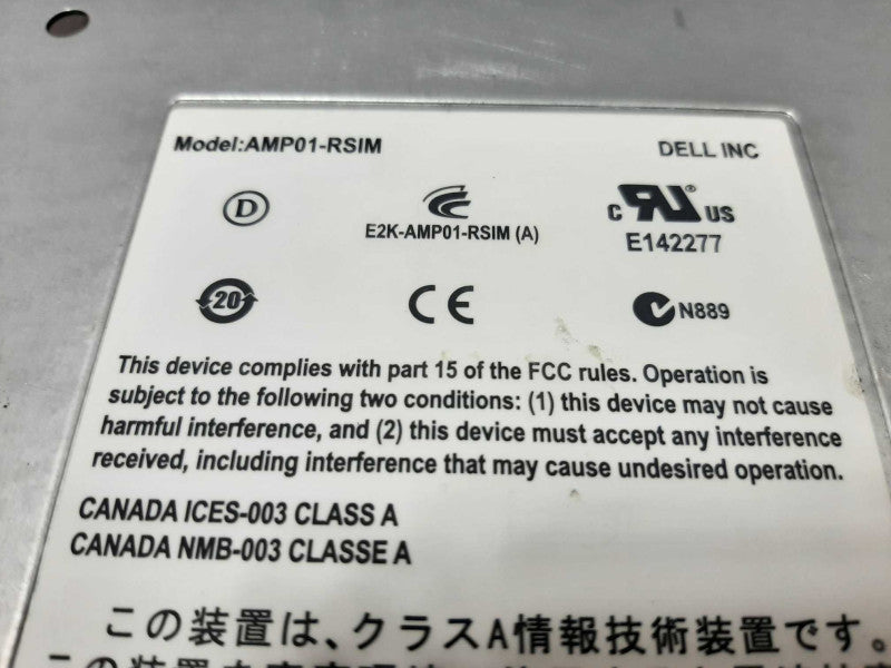 Dell GY794 AMP01-RSIM MD3000 Single Host Raid Controller Module ~