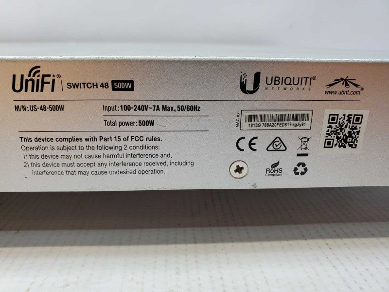 Ubiquiti Networks UniFi US-48-500W 48-Port Switch (