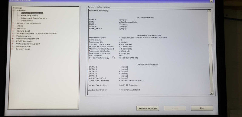 Dell Optiplex 5040 I7-6700 @ 3.40ghz / 8gb ram / AMD Radeon R5 #