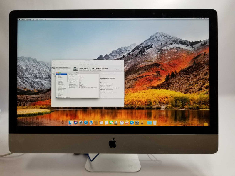 iMac 27-Inch \\"Core i5\\" 3.2 (Late 2012) 3.2 GHz Core i5-3470 GTX 675M=