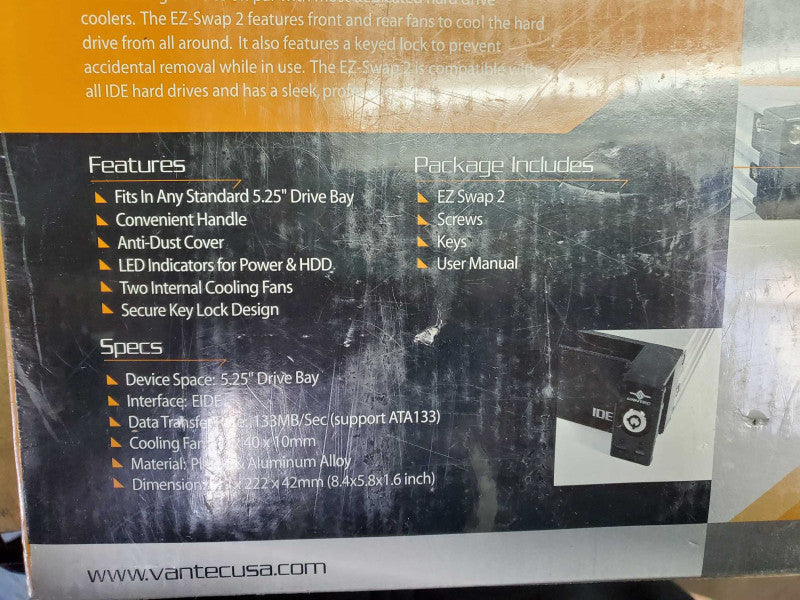 EZ SWAP 2 Full Kit 5.25\\" Drive Bay EIDE 133MB/Sec_ New )