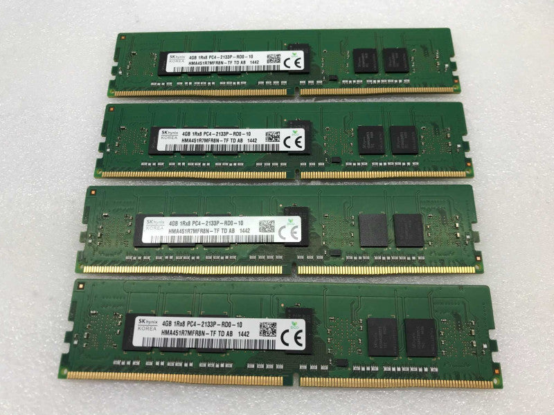 SK Hynix 16GB (4x 4GB) DDR4 1Rx8 (