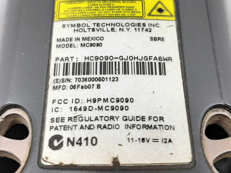 Motorola Symbol MC9090 Barcode Scanner For Parts AS-IS ~