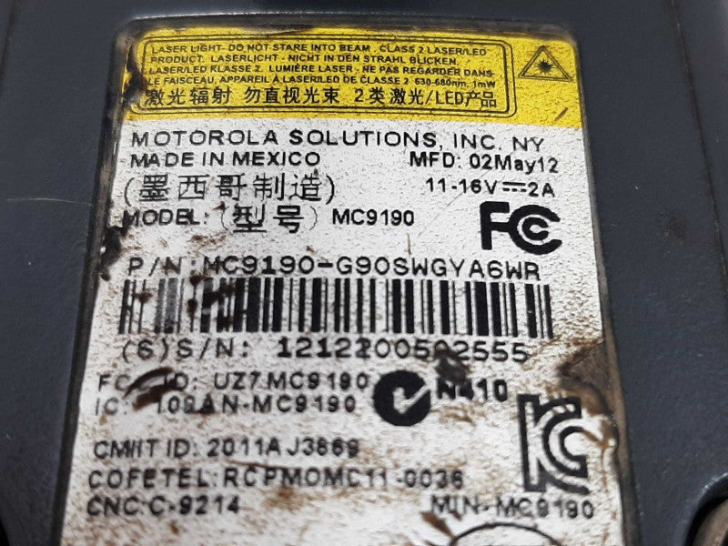 Motorola Symbol MC9190 Barcode Scanner For Parts AS-IS ~