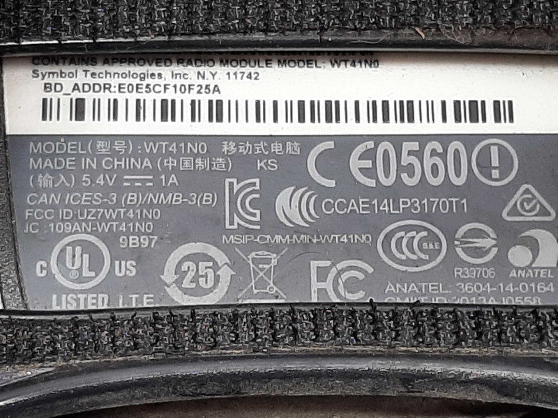 Motorola Symbol WT41N0/RS507-IM20000CTW Wrist Mount Wireless Barcode Scanner ~