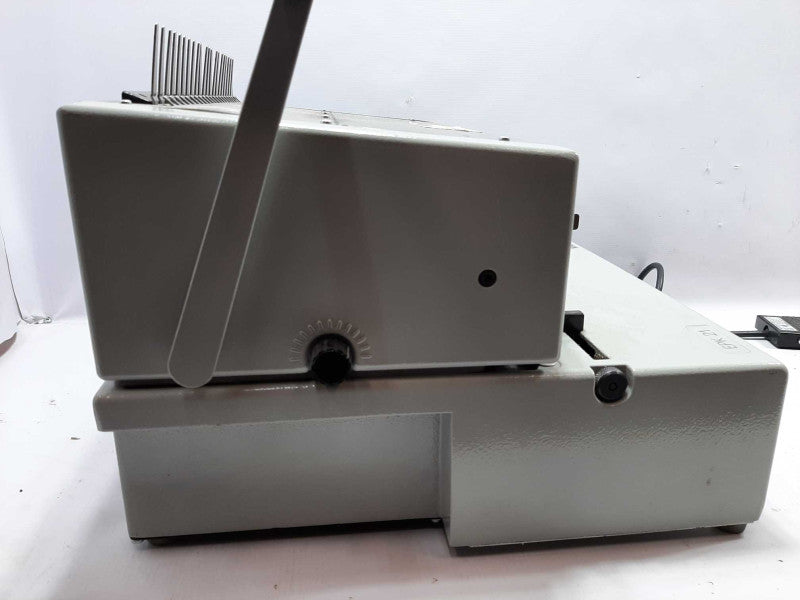 IBICO EPK-21 Commercial Plastic Comb Electric Binding Machine w/ Foot Pedal ~