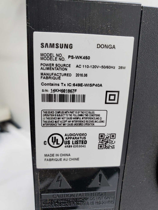 Samsung PS-WK450 Subwoofer |