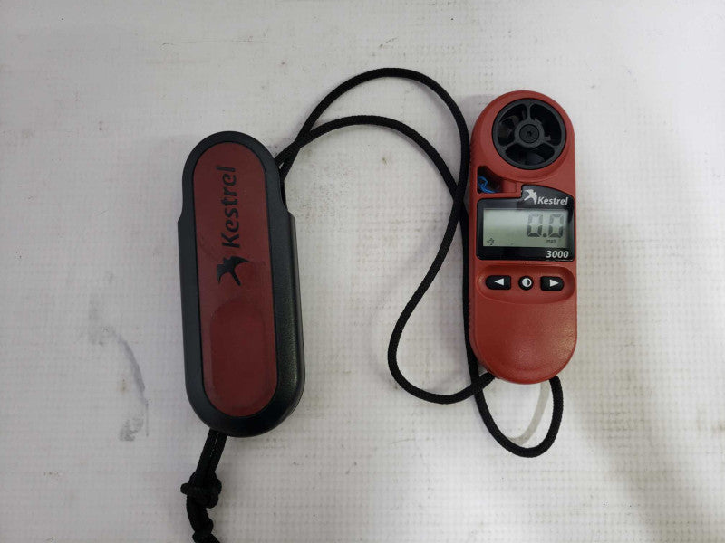 Kestrel 3000 (0830) Handheld Weather Meter - Red | Includes Lanyard & Cover [