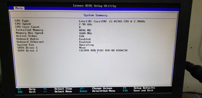 Lenovo thinkcenter M73z AiO I5-4570S @ 2.90ghz / 4gb ram /1920 x 1080 / 20 in #