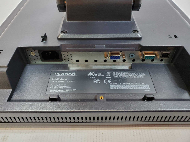 Planar PT1745R- BK Touch Screen monitor (