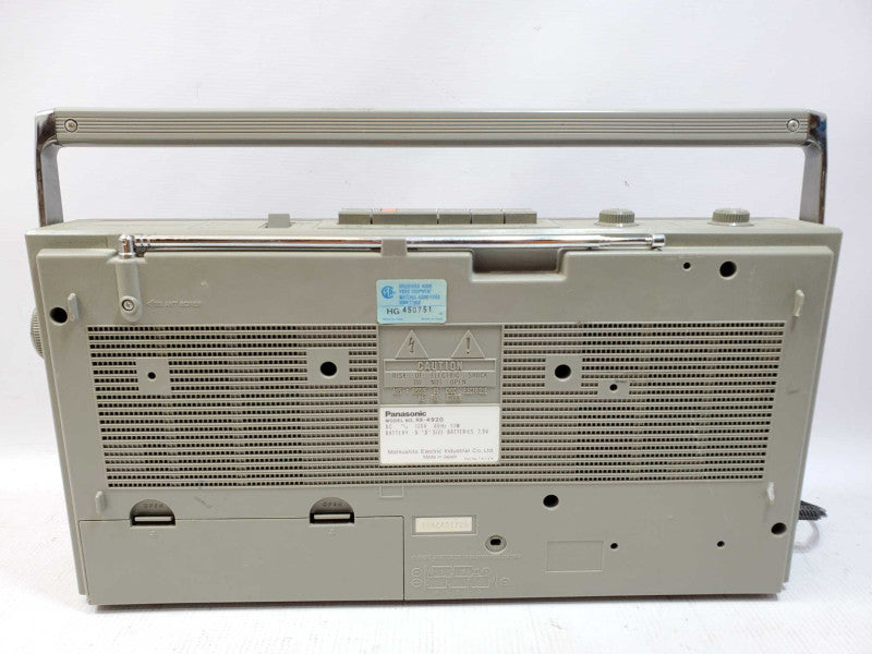 Panasonic RX-4920 AM-FM Vintage Cassette Boombox (