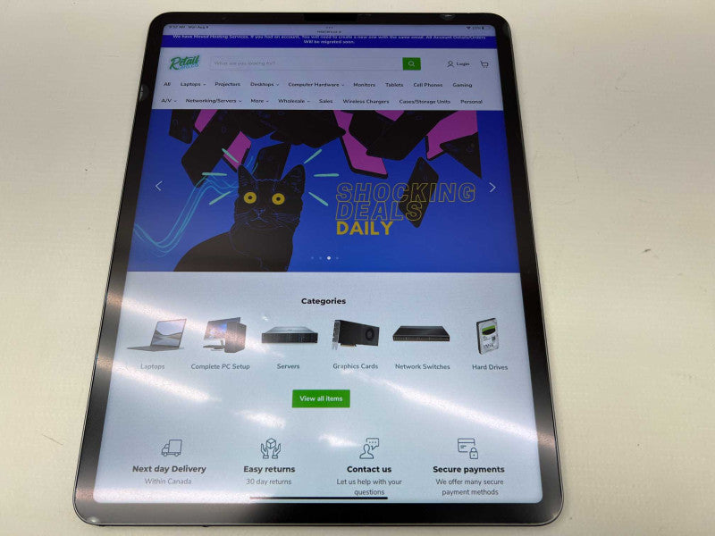 iPad Pro 5 (12.9 in) 128GB Storage  -