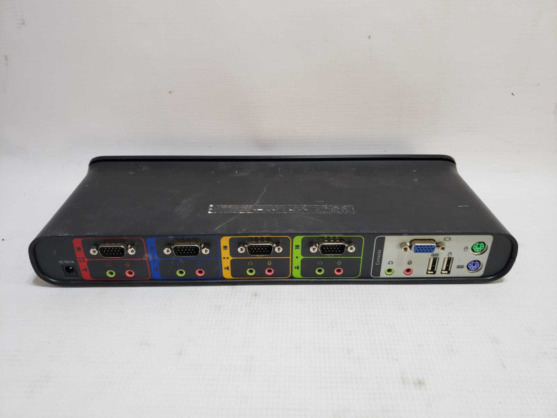 Belkin SOHO KVM w/Audio, USB, PS2 4 Port Model F1DS104J W/ Power  [