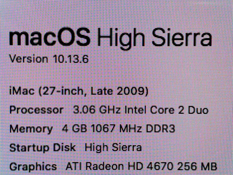 Apple iMac A1312 27-in 2009 3.06GHz Core2Duo 4GB DDR3 1TB HDD Broken Glass |