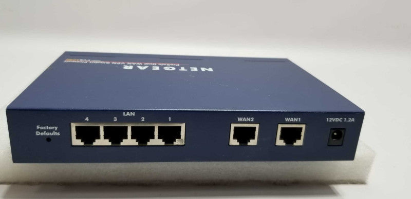 Netgear FVS124G ProSafe Dual WAN VPN Gigabit Firewall 25 Network Router=