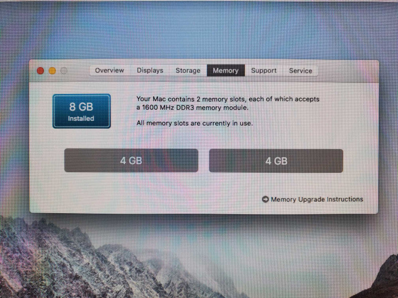Apple iMac A1418 21.5\\" Core i5-3470S @ 2.9GHz 8GB 1TB HDD GT 650M 512MB )