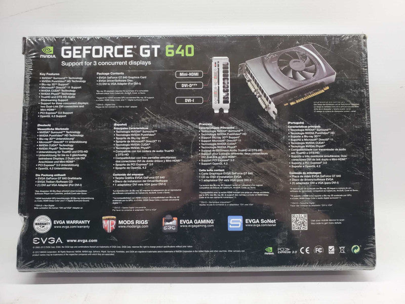 EVGA GeForce GT 640 2GB GPU |