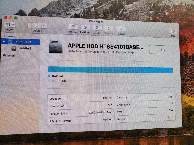 APPLE Mac Mini Late 2014 A1347 Core i5-4278U @2.6GHz 8GB Iris 1.536MB 1T HDD )
