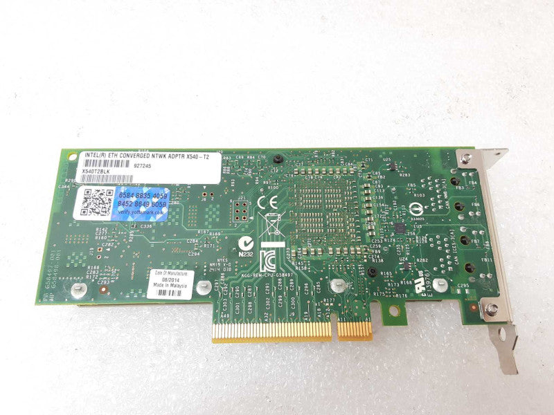 Intel X540-T2 Dual Port 10GbE PCI-E Converged Network Adapter _