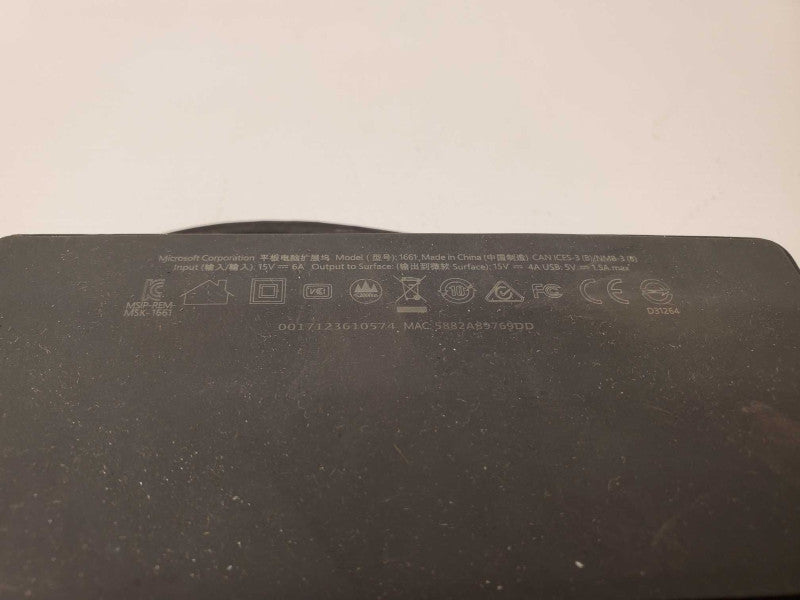 Microsoft Surface Docking Station Model 1661 for Surface Pro 3 4 5 6 (