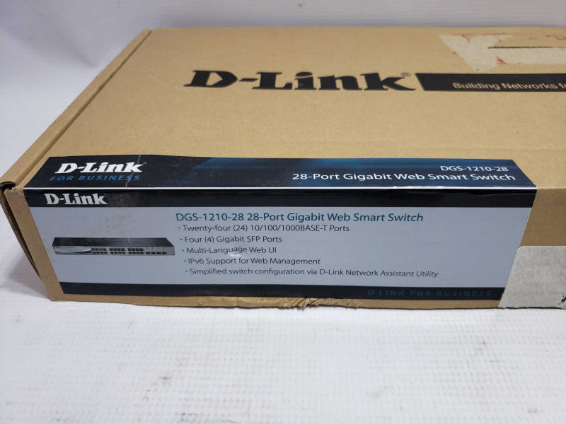 D-Link DGS-1210-28 28-Port Gigabit Smart Managed Switch [