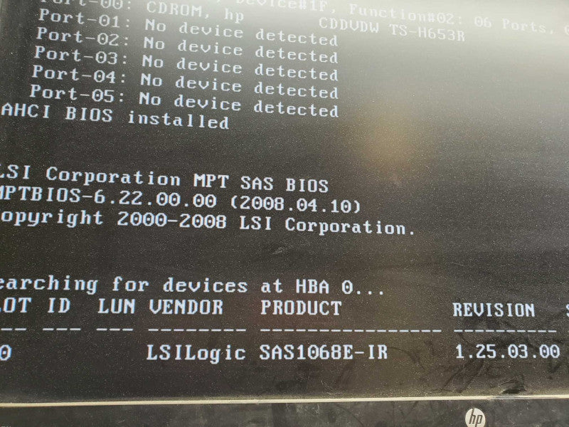 HP Workstation Z800 2x Xeon X5680 @3.33GHz 24GB RAM SAS1068E-IR  )