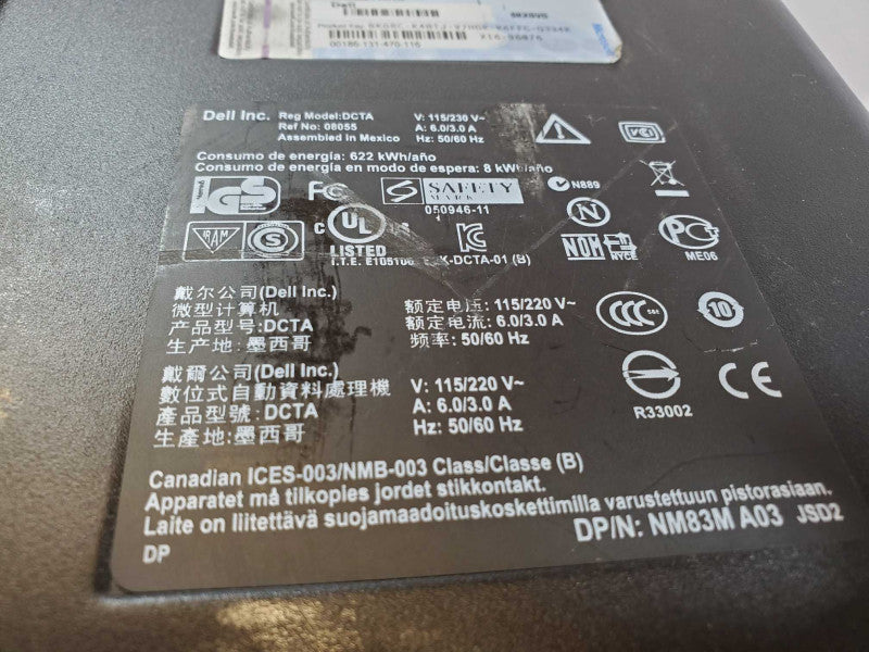 DELL Precision T3500 Xeon W3565@3.20GHz 12GB DDR3 (