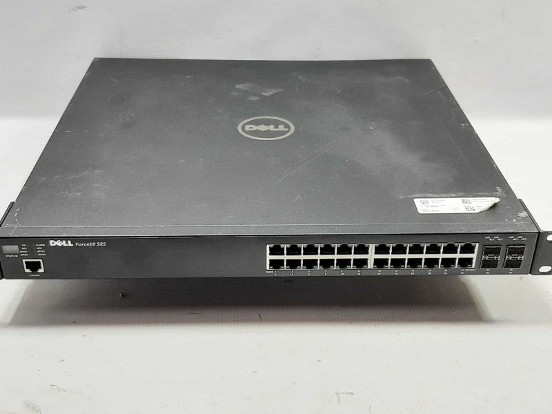 DELL Force10 S25-01-GE-24P-DC 24x 1Gb Ports Externally Managed Switch SKJ ~
