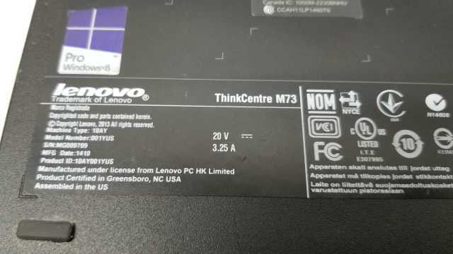 HP Thinkcenter M73 i5-4570T 2.9GHz 4GB DDR3 No HDD # #