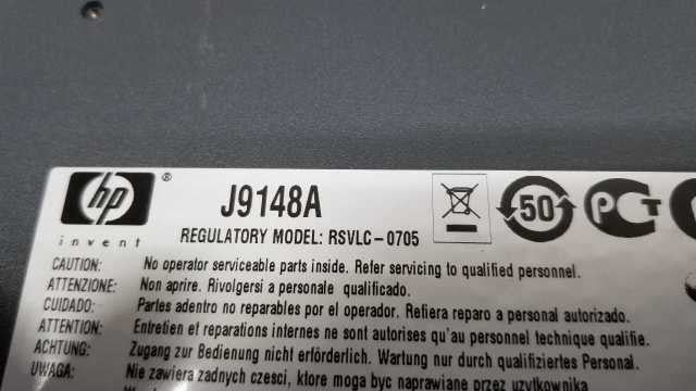 HP Procurve 2910al-48G-PoE+ / J9148A / FACTORY RESET  #