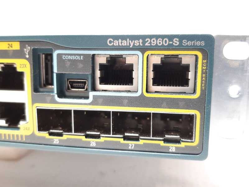 Cisco Catalyst 2960-S 24-Port Gigabit Ethernet Switch WS-C2960S-24TS-L #