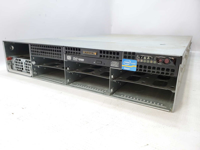 Supermicro Server CSE-828 2x Xeon E5-4607 @ 2.2 GHz 32GB 6x 3.5\\" No HDD (